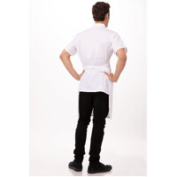 Apron Bib White No Pocket 