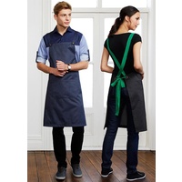 Slate Cross Over Back Urban Bib Apron