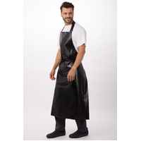 Long PVC Dishwasher Apron Black