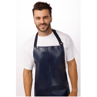 Long PVC Dishwasher Apron Navy