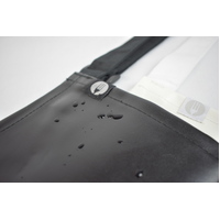 Short PVC Dishwasher Apron Black