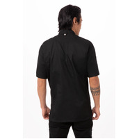 Springfield Mens Lightweight XL Jacket - Short Sleeved - Black with Zipper (Extra Large) - BCSZ009-BLK