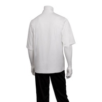 Capri Premium Cotton Short Sleeve Chef Works Jacket (Chest Size) Chef Works