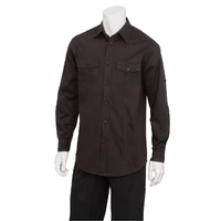 Men's Two-Pocket shirt Black/White/Gray- DPDS-(colour)-(size) Chef Works