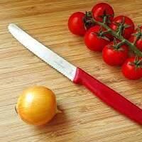 110mm Tomato Knife Red Handle - Victorinox