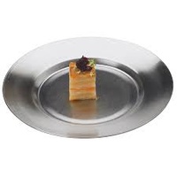 15cm S/S Plate Pewter Look Vollrath