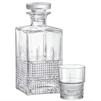 Bartender Whiskey Decanter 7 Piece Set 