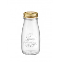 400ml Glass Bottle with lid