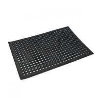 900x600mm Anti-Fatigue Mat Black