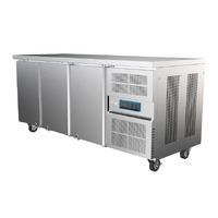 Airex Underbench Triple Solid Door Chiller 