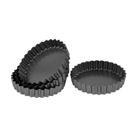 120mm Quiche/Tart Tin (set of 4x) Non stick 20mm deep