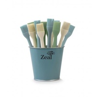 185mm Silicone Brush Neutral Colours, Zeal
