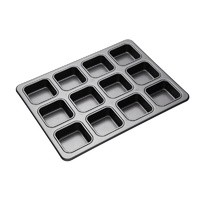 12 Cup Square Brownie Pan Masterclass - Non Stick