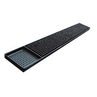 595 x 75mm Black Rubber Bar Mat