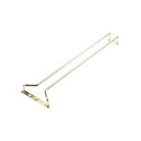 250mm Glass Hanger Brass
