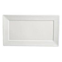 360 x 180mm Plate Rectangle - White