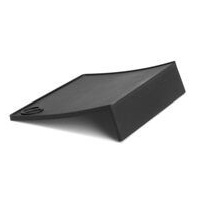 Coffee Tamp Mat with over hang, Black Food grade rubber