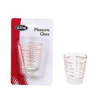 30ml Measure Glass Multi Purpose (Coffee)