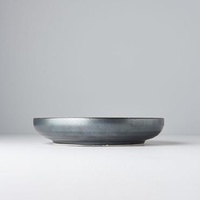 220mm High Rim Plate Black Pearl