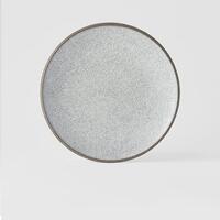 250mm Dinner Plate Crazed Grey