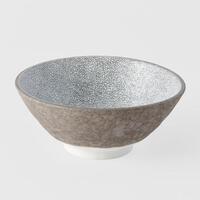 160mm Medium Bowl Crazed Grey