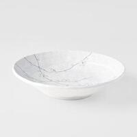 240mm Shallow Bowl White Blossom