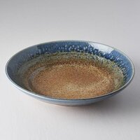 290mm Flat Base Serving Bowl Earth & Sky