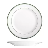 244mm Round Plate, Tuxton Green Bay