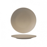 210mm Ribbed Coupe Plate Sand Zuma 