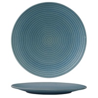 310mm Ribbed Coupe Plate Denim Zuma