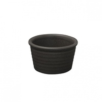 85mm Ribbed Ramekin Charcoal Zuma