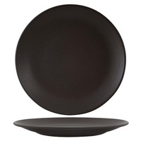 260mm Round Coupe plate Charcoal Zuma