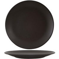 310mm Round Coupe plate Charcoal Zuma