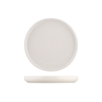 210mm Round Stackable Plate Snow 