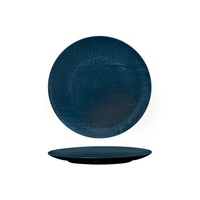 210mm Coupe Plate Linen - Navy Blue