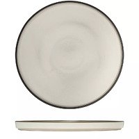 270mm Round Stackable Plate Dusted White 