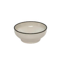 160x68mm Round Bowl Dusted White 630ml