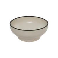 182x77mm Round Bowl Dusted White 942ml