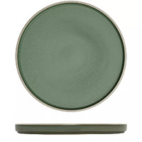 270mm Round Stackable Plate Smokey Basil 