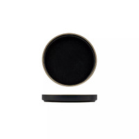 160mm Round Stackable Plate Midnight