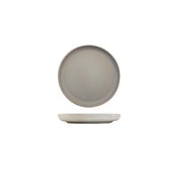 175mm Round Plate Grey