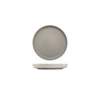 175mm Round Plate, Grey Eclipse Uno