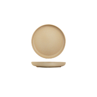 175mm Round Plate, Taupe Eclipse Uno