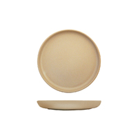 220mm Round Plate, Taupe Eclipse Uno