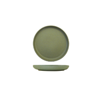 175mm Round Plate Green