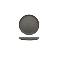 175mm Round Plate Dark Grey