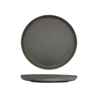 280mm Round Plate Dark Grey 