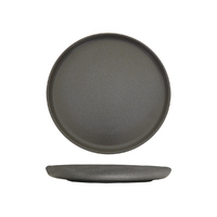 280mm Round Plate, Dark Grey Eclipse Uno