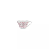 198ml Tea/Coffee Cup Cranberry Vintage Prints