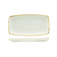 295mm Rectangular Plate Barley White